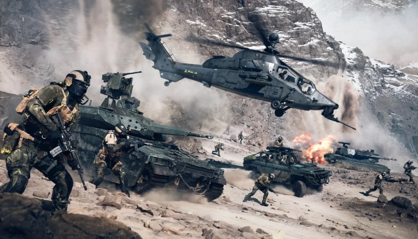 Геймплей Battlefield 6 с вертолётом на большой карте утёк с закрытого теста