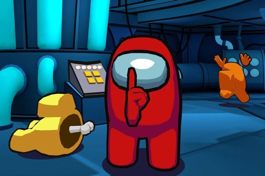 Авторы Among Us намекнули на кроссовер с Genshin Impact